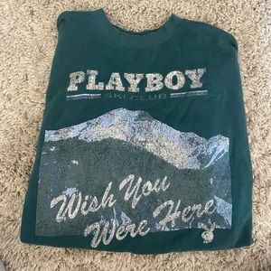 Playboy by PacSun boyfriend style oversized crewneck
